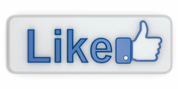 Like. Thumb up sign — Stock Photo, Image