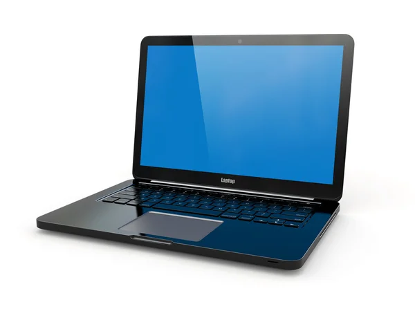 Laptop. 3D — Stockfoto