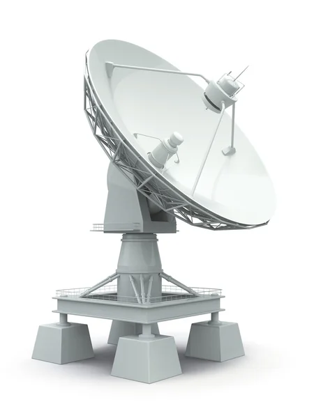 Antena satélite. Comunicações . — Fotografia de Stock