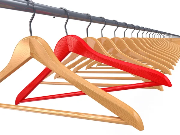 Clothes hangers. 3d — Stock Photo, Image
