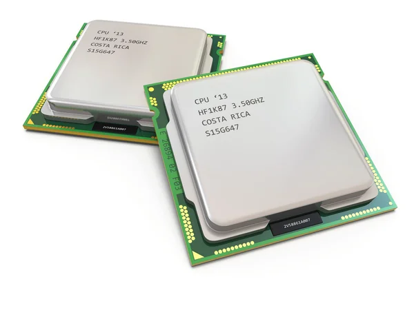 CPU. Procesadores de ordenador —  Fotos de Stock