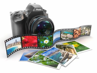Fotoğrafçılık. SLR fotoğraf makinesi, film ve fotoğrafları.