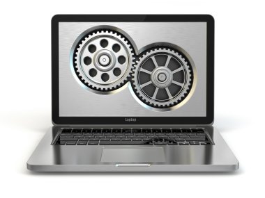 Sistem özellikleri kavramı. laptop ve Dişliler.