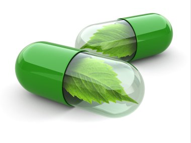doğal vitamin hapı. Alternatif Tıp.