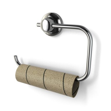 Boş tuvalet kağıdı rulosu