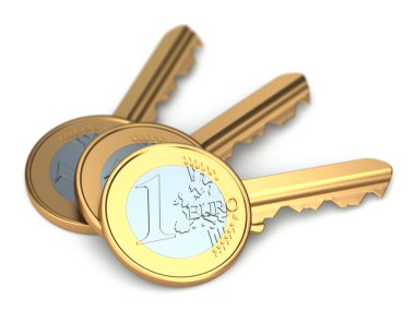 Üç euro para tuşları.