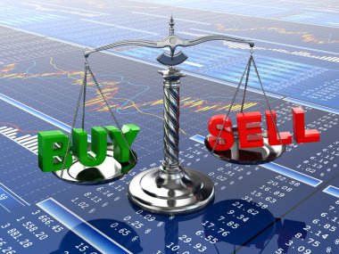 Borsa kavramı. Finansal grafiğe ölçek.