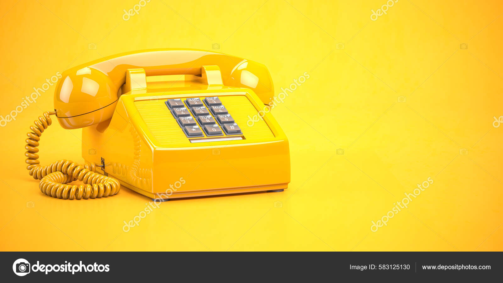 Push button telephone vintage hi-res stock photography and images