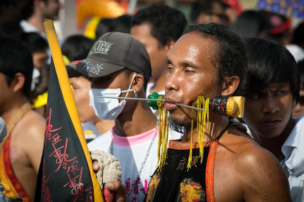 Phuket vegetarische festival — Stockfoto