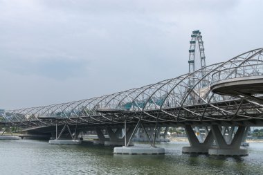 Singapur helix Köprüsü