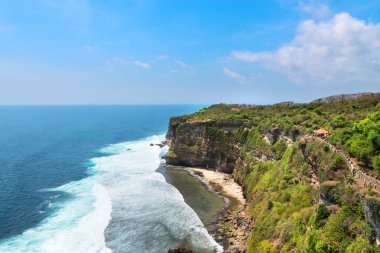 Cliffs denizden, nusa dua, bali, Endonezya