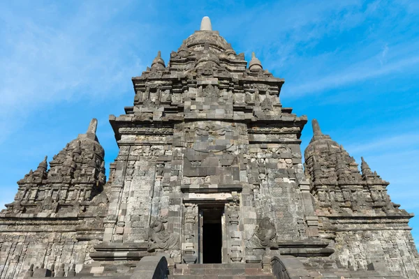 Candi sewu Buddyjski kompleks w Jawa, Indonezja — Zdjęcie stockowe