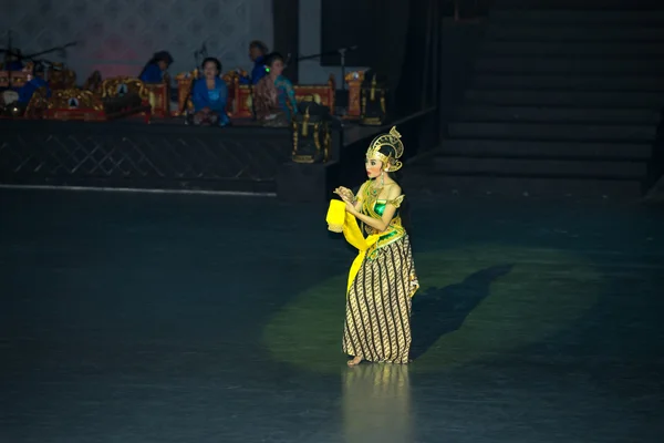 Ramayana balet na v prambanan, Indonésie — Stock fotografie