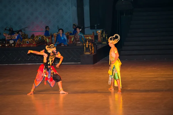 Ramayana balett på på prambanan, Indonesien — Stockfoto