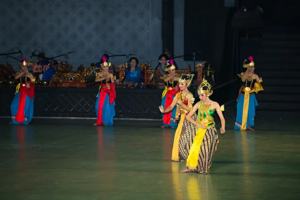 Ramayana balet na v prambanan, Indonésie — Stock fotografie