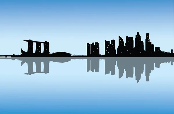 Vecteur ville moderne skyline — Image vectorielle