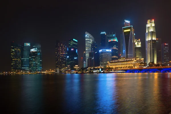 Área Central ou Distrito Empresarial Central em Singapura — Fotografia de Stock