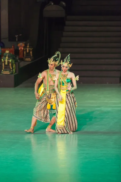 Balet Ramajany w przy prambanan, Indonezja — Zdjęcie stockowe