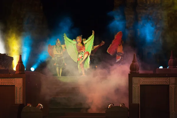 ラーマーヤナ バレエ団プランバナン、インドネシアで — ストック写真