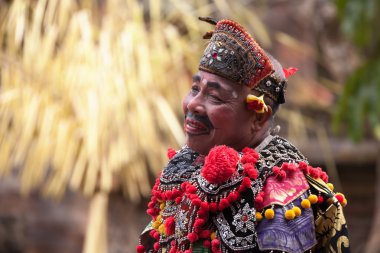 Barong ve kris dans gerçekleştirmek, bali, Endonezya