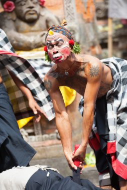 Barong ve kris dans gerçekleştirmek, bali, Endonezya