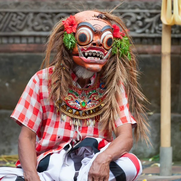 Wykonać taniec Barong i kris, bali, Indonezja — Zdjęcie stockowe
