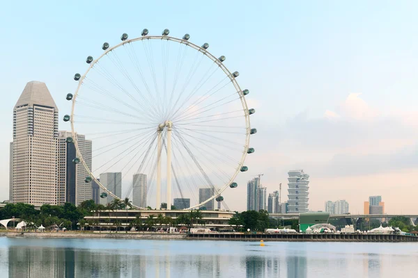 Rueda de la fortuna - Volante de Singapur —  Fotos de Stock