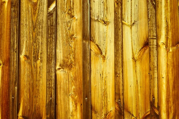 Vecchio sfondo muro di legno giallo — Foto Stock