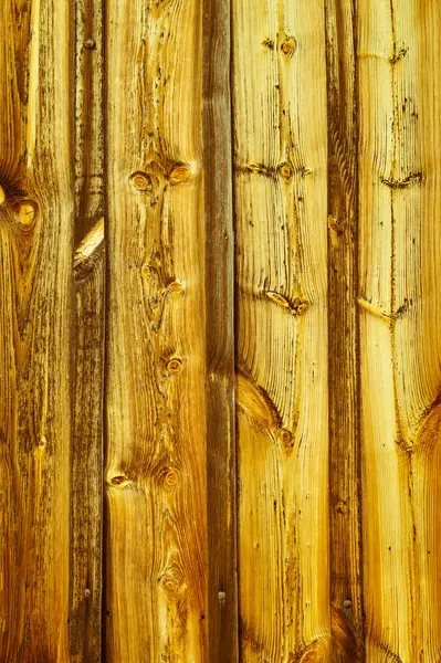 Old yellow wooden wall background — Stock Photo, Image