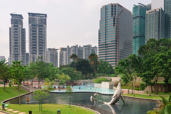 Klcc park in kuala lumpur, malaysien — Stockfoto