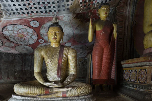 Gamle Buddha statue billeder - Stock-foto