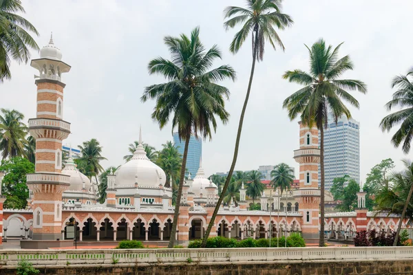 Mesquita de jamek em kuala lumpur — Fotografia de Stock