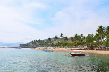 bali deniz kıyısında