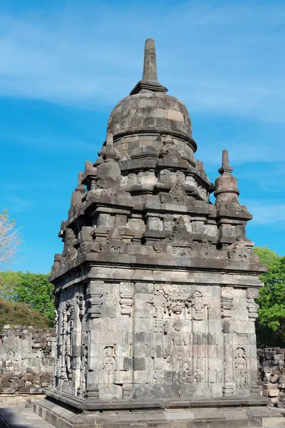 Candi sewu Buddyjski kompleks w Jawa, Indonezja — Zdjęcie stockowe