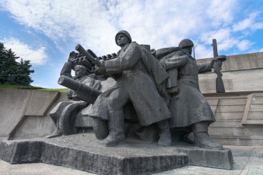 Sovyet döneminde Dünya Savaşı Anıtı kiev Ukrayna
