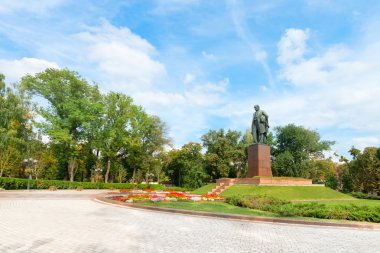 Taras Şevçenko anıt shevchenko park, Kiev, Ukrayna