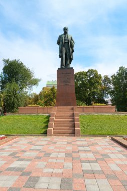 Taras Şevçenko anıt shevchenko park, Kiev, Ukrayna