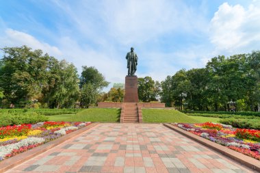 Taras Şevçenko anıt shevchenko park, Kiev, Ukrayna