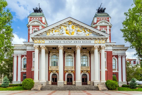 Teatro Nacional Ivan Vazov, Sofía, Bulgaria — Foto de Stock