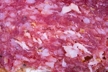 arka plan - dilimlenmiş salam detay