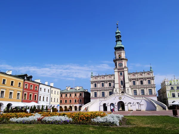 Municipio di Zamosc — Foto Stock