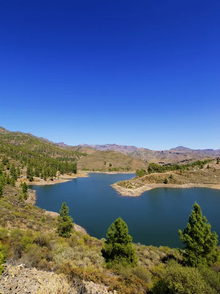 Presa de la cueva de las dziewczyn, gran canaria, Wyspy Kanaryjskie, Hiszpania — Zdjęcie stockowe