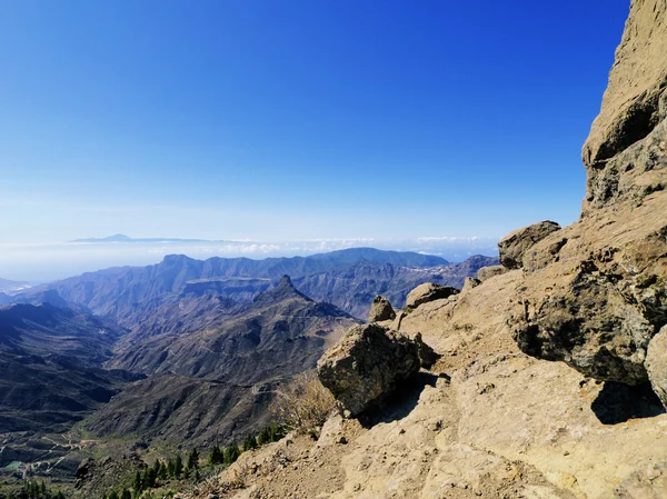 Roque nublo(nublo rock), gran canaria, Kanarya Adaları, İspanya — Stok fotoğraf