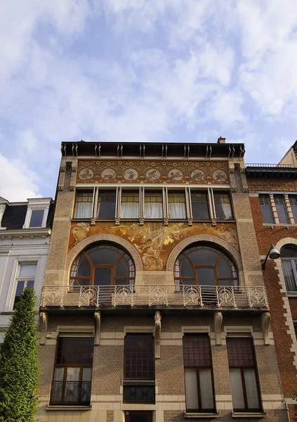 Art Nouveau Building, Bryssel, Belgia — kuvapankkivalokuva