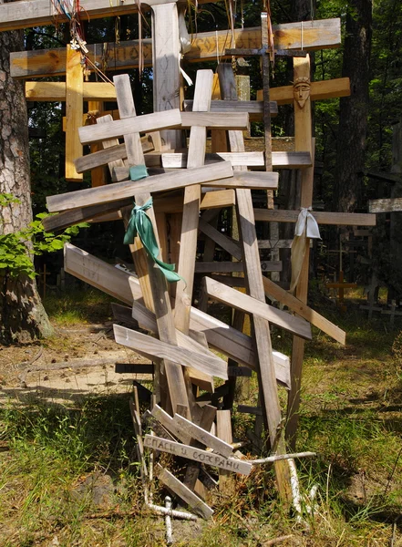 Orthodox Crosses, Garbarka, Poland — Stock Photo, Image