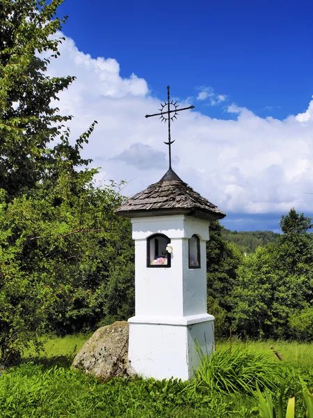 Capela pequena em Suwalszczyzna, Polônia — Fotografia de Stock