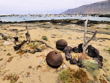Caleta del Sebo, Graciosa Island, Canary Islands, Spain clipart