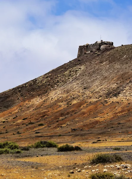 Sankt barbara zamek w pobliżu teguise, lanzarote — Zdjęcie stockowe