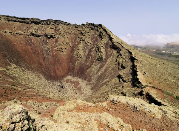 Volcan de la corona, Λανθαρότε, Κανάρια νησιά, Ισπανία — Φωτογραφία Αρχείου