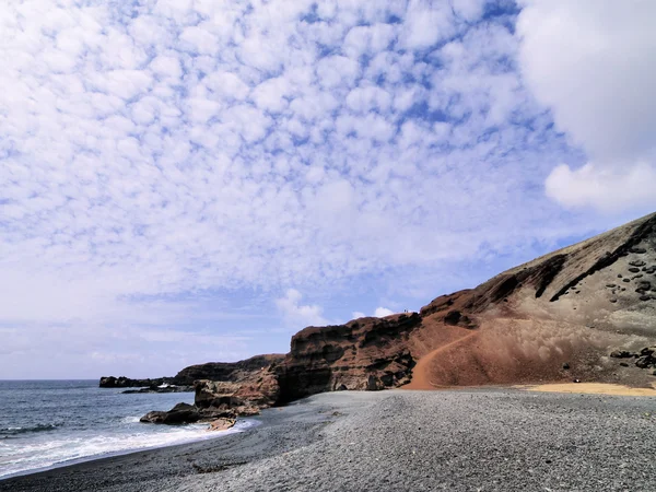 El golfo, lanzarote, Canarische eilanden, Spanje — Stockfoto